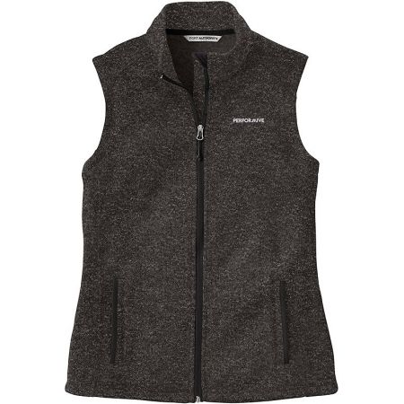 20-L236, X-Small, BlackHthr, Left Chest, Performive - 3in.